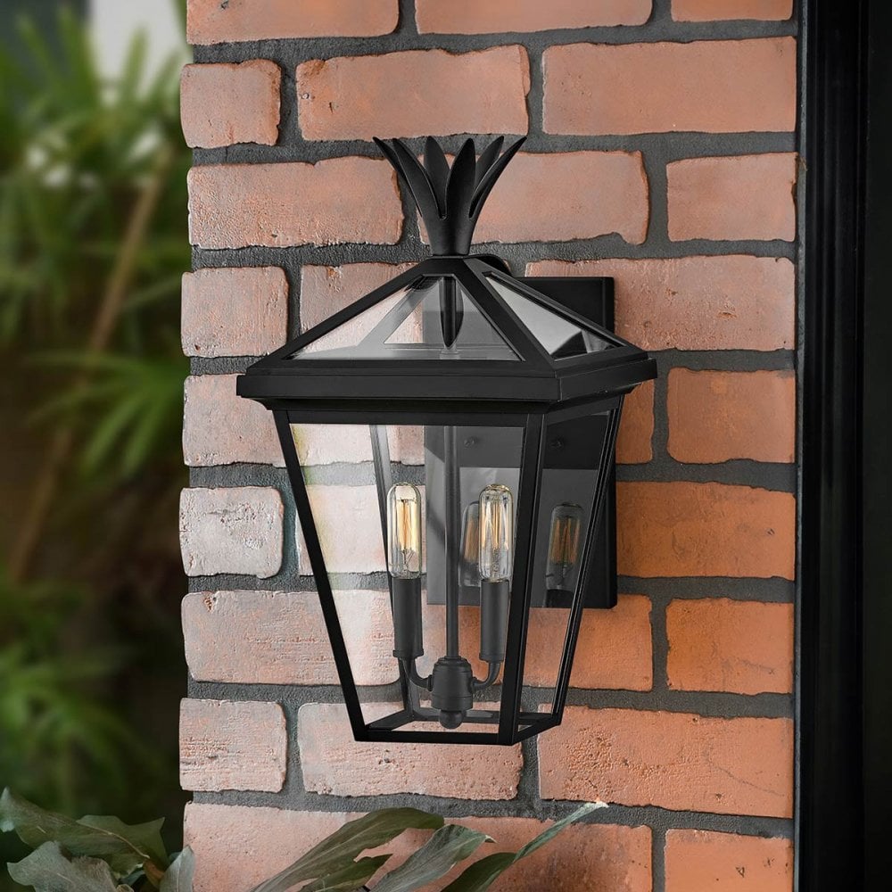 Hinkley Palma 2 Light Medium Wall Lantern - Black