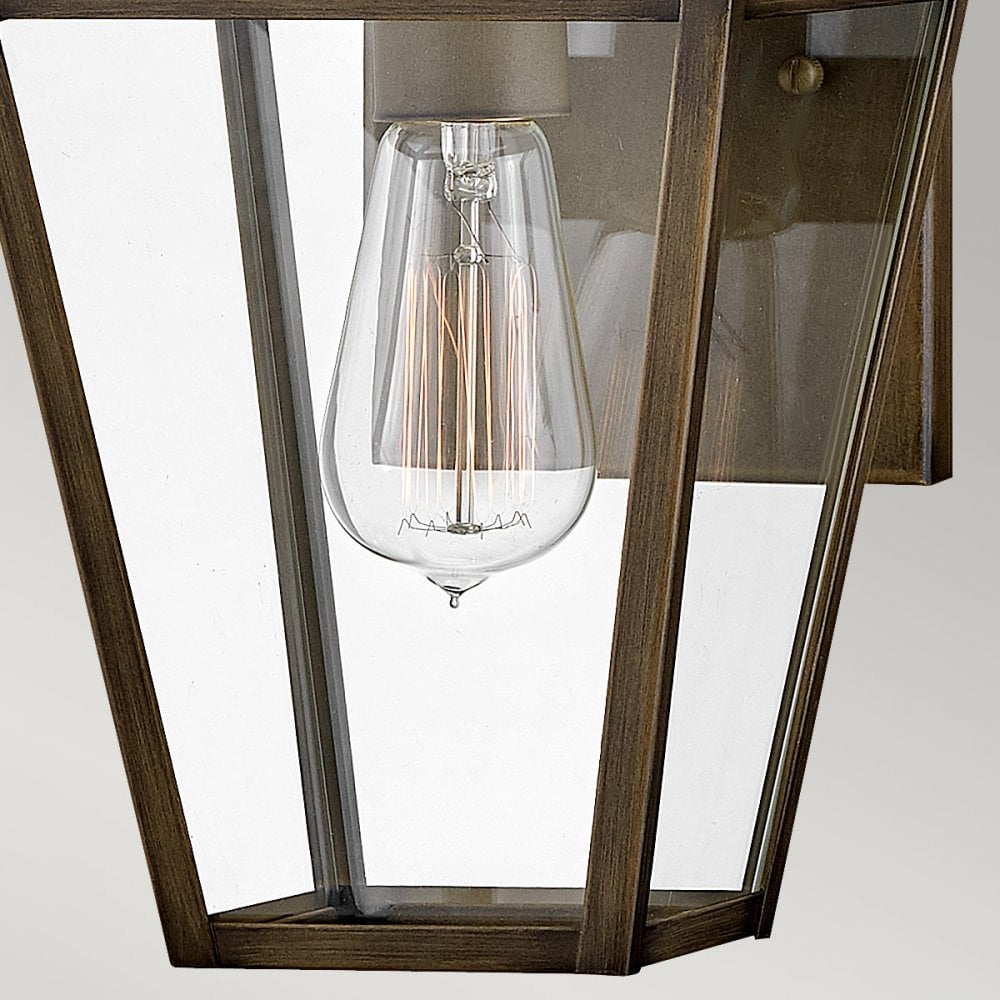 Hinkley Palma 1 Light Small Wall Lantern - Burnished Bronze