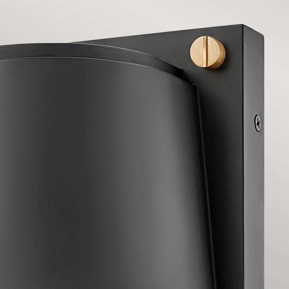 Hinkley Scout 1 Light Small Wall Light - Black