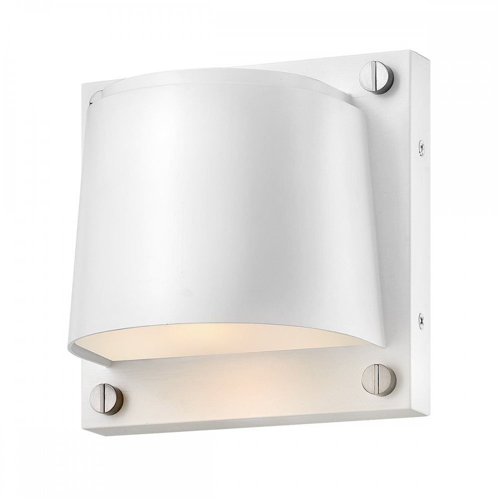 Hinkley Scout 1 Light Small Wall Light - Satin White