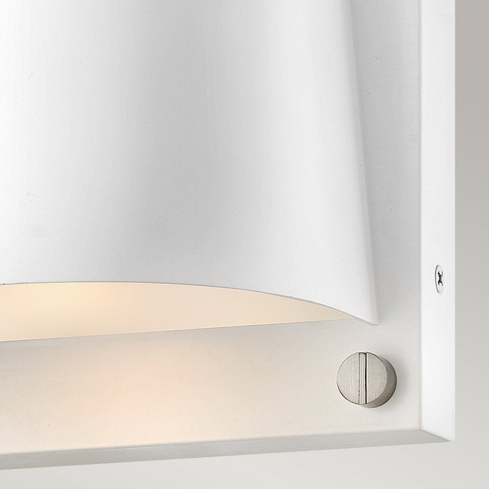 Hinkley Scout 1 Light Small Wall Light - Satin White