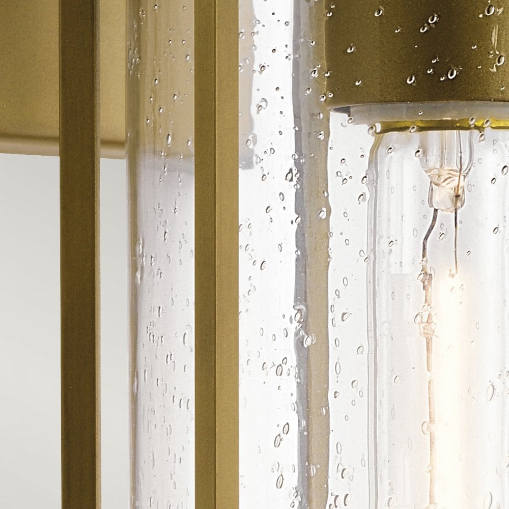 Kichler Camillo 1 Light Medium Wall Lantern - Painted Natural Brass