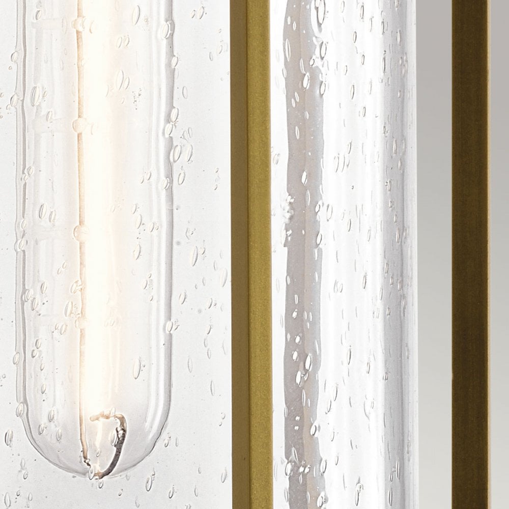 Kichler Camillo 1 Light Medium Wall Lantern - Painted Natural Brass