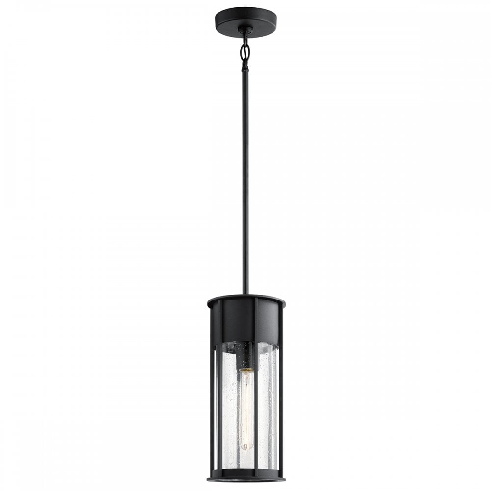 Kichler Camillo 1 Light Outdoor Pendant - Textured Black