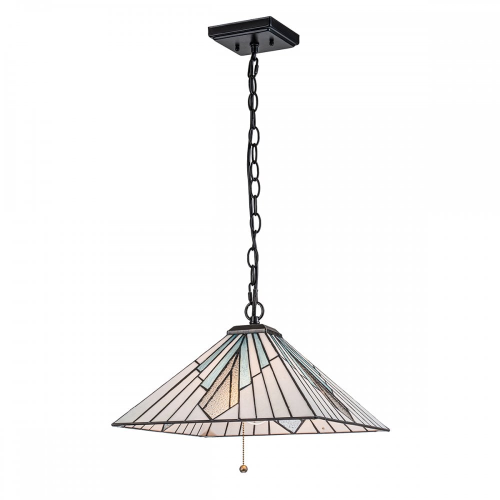 Elstead Alderley 2 Light Pendant - Vintage Bronze