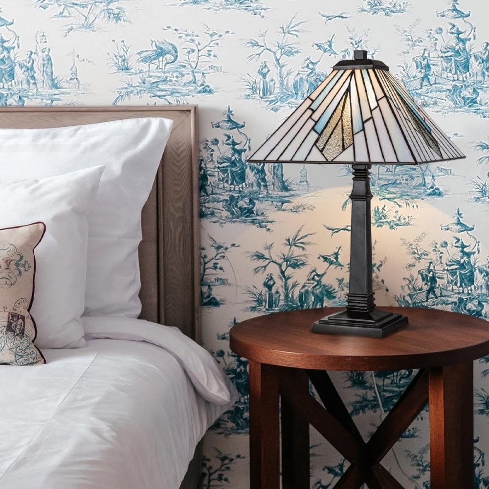 Elstead Alderley 1 Light Large Table Lamp - Vintage Bronze