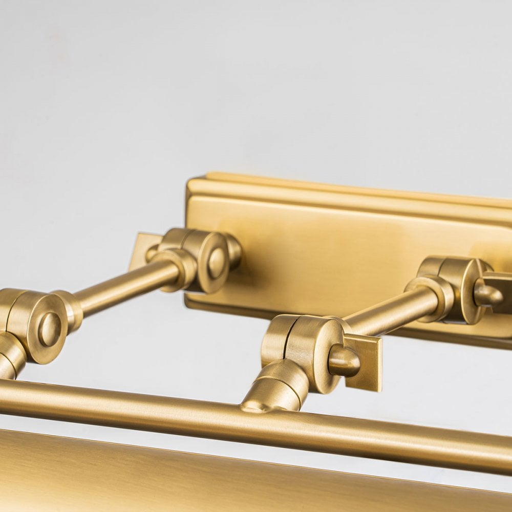 Elstead Winchfield 4 Light Large Picture Light - Aged Brass