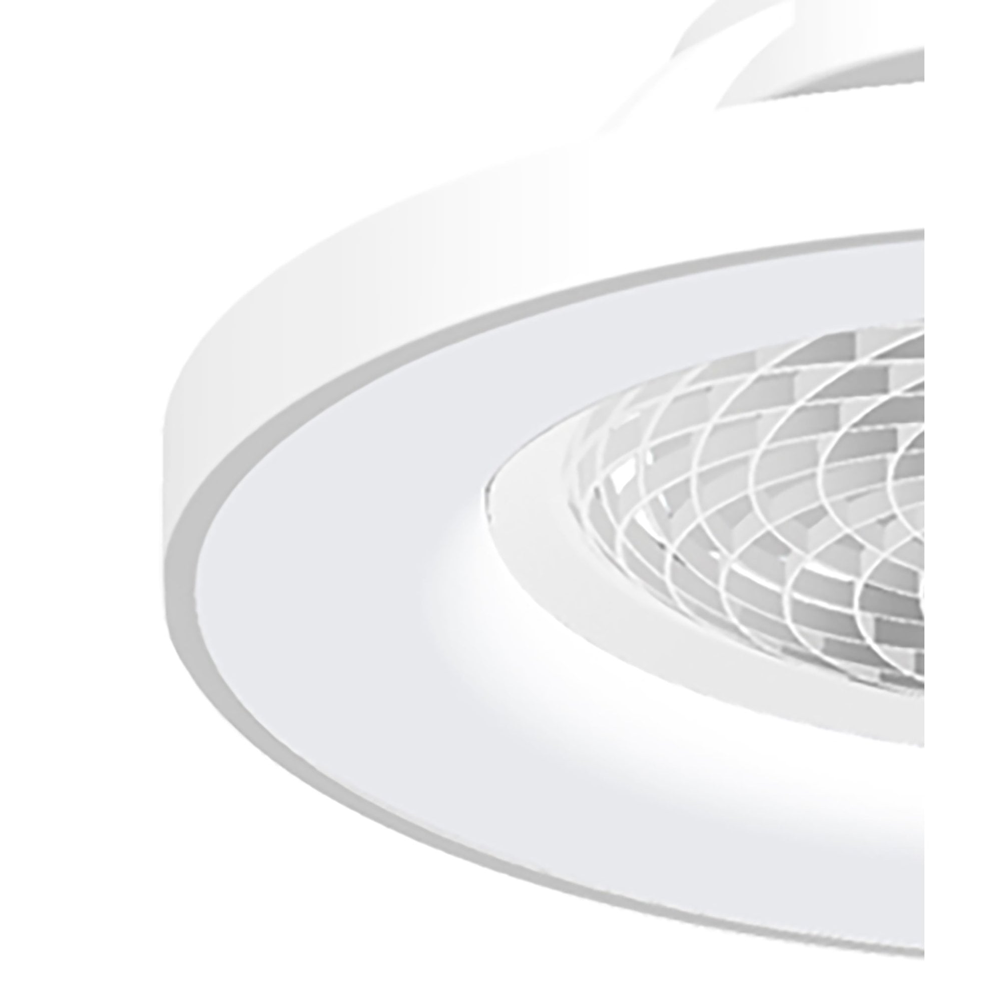 Mantra Tibet 70W LED Dimmable Ceiling Light & Fan, Remote, APP ,  Voice Controlled, White