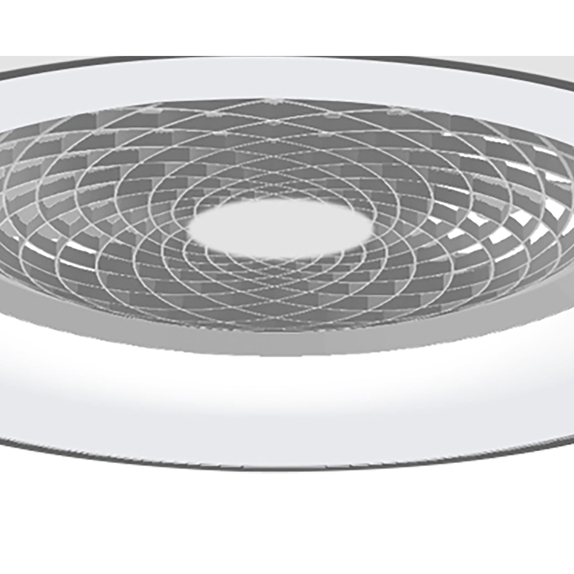 Mantra Tibet 70W LED Dimmable Ceiling Light & Fan, Remote, APP ,  Voice Controlled, Silver