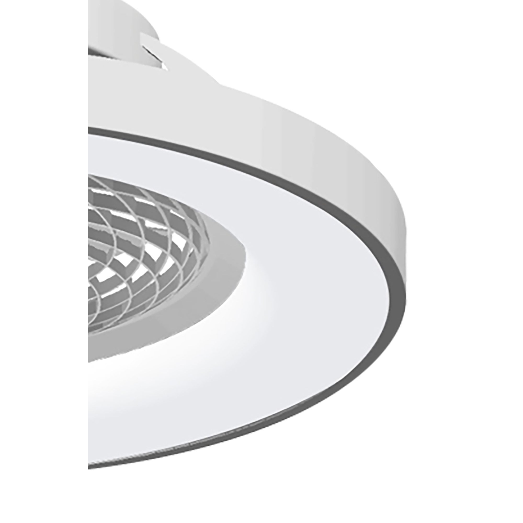 Mantra Tibet 70W LED Dimmable Ceiling Light & Fan, Remote, APP ,  Voice Controlled, Silver