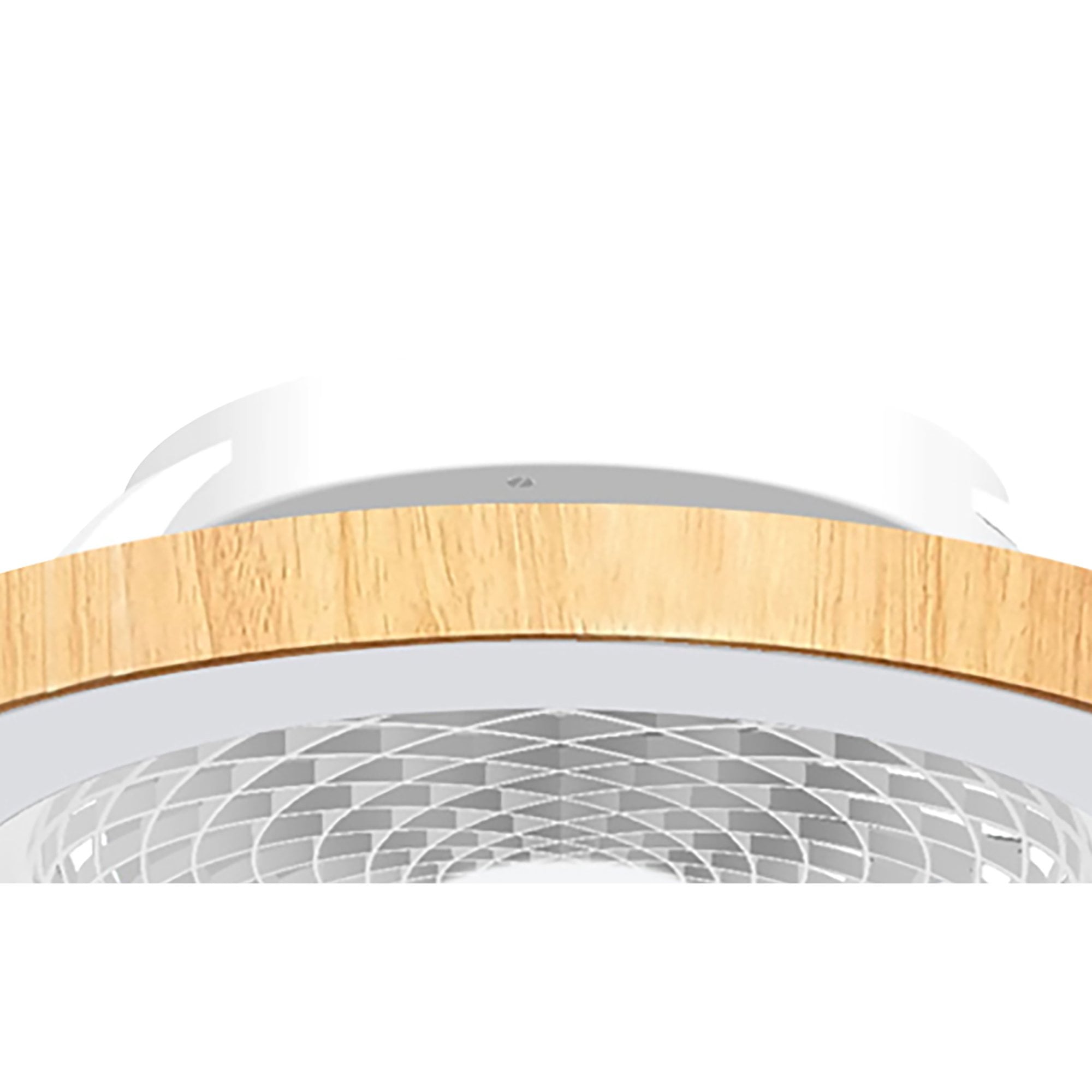 Mantra Tibet 70W LED Dimmable Ceiling Light & Fan, Remote, APP ,  Voice Controlled, Wood Effect