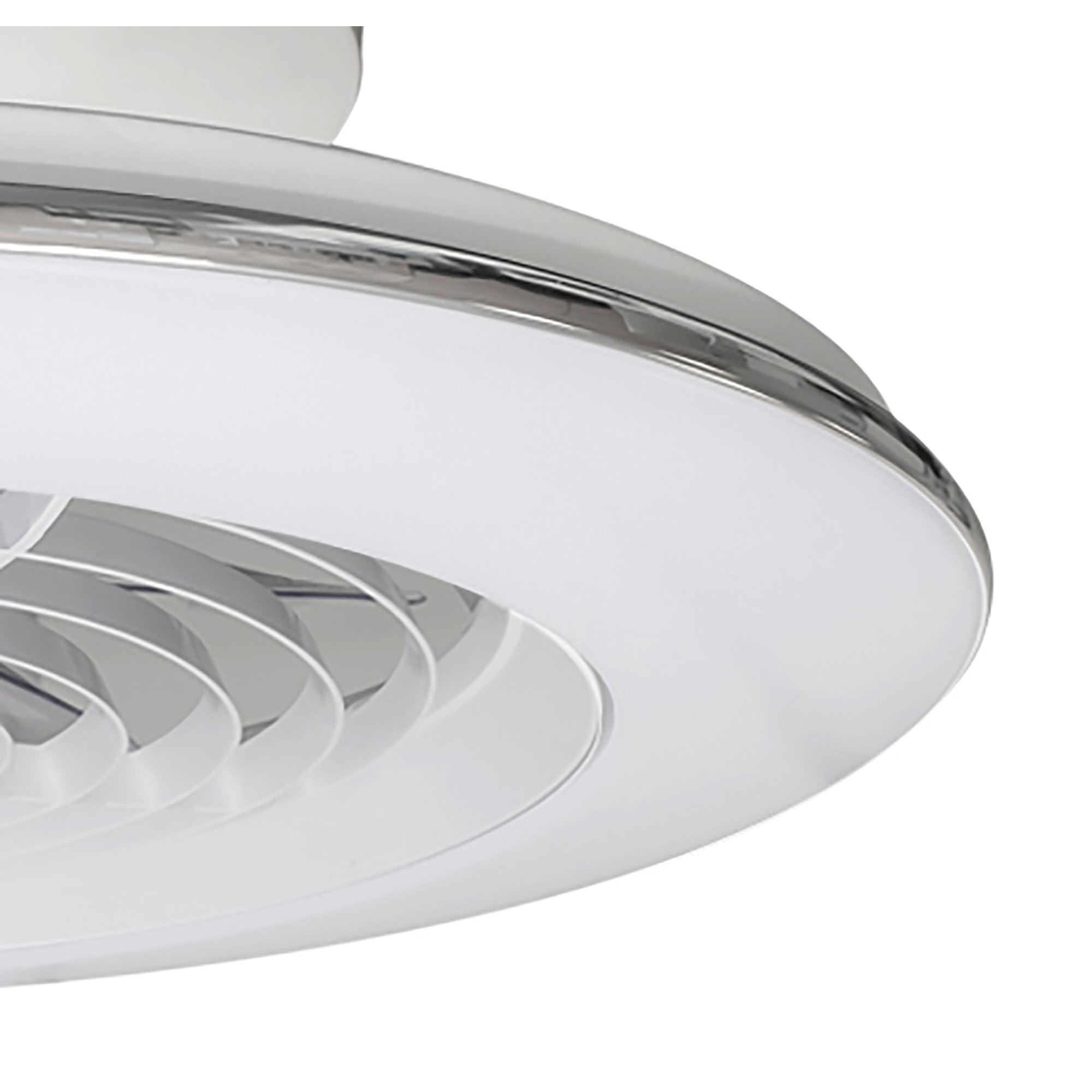 Mantra Alisio Mini 70W LED Dimmable Ceiling Light & Fan, Remote Controlled, White