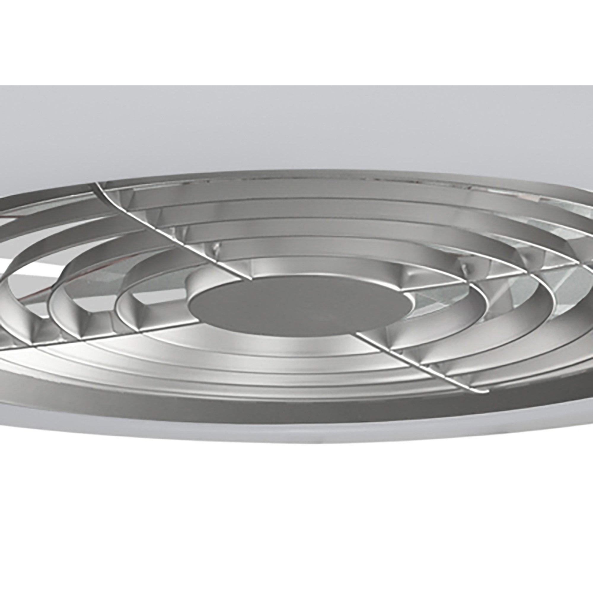 Mantra Alisio Mini 70W LED Dimmable Ceiling Light & Fan, Remote Controlled, Silver