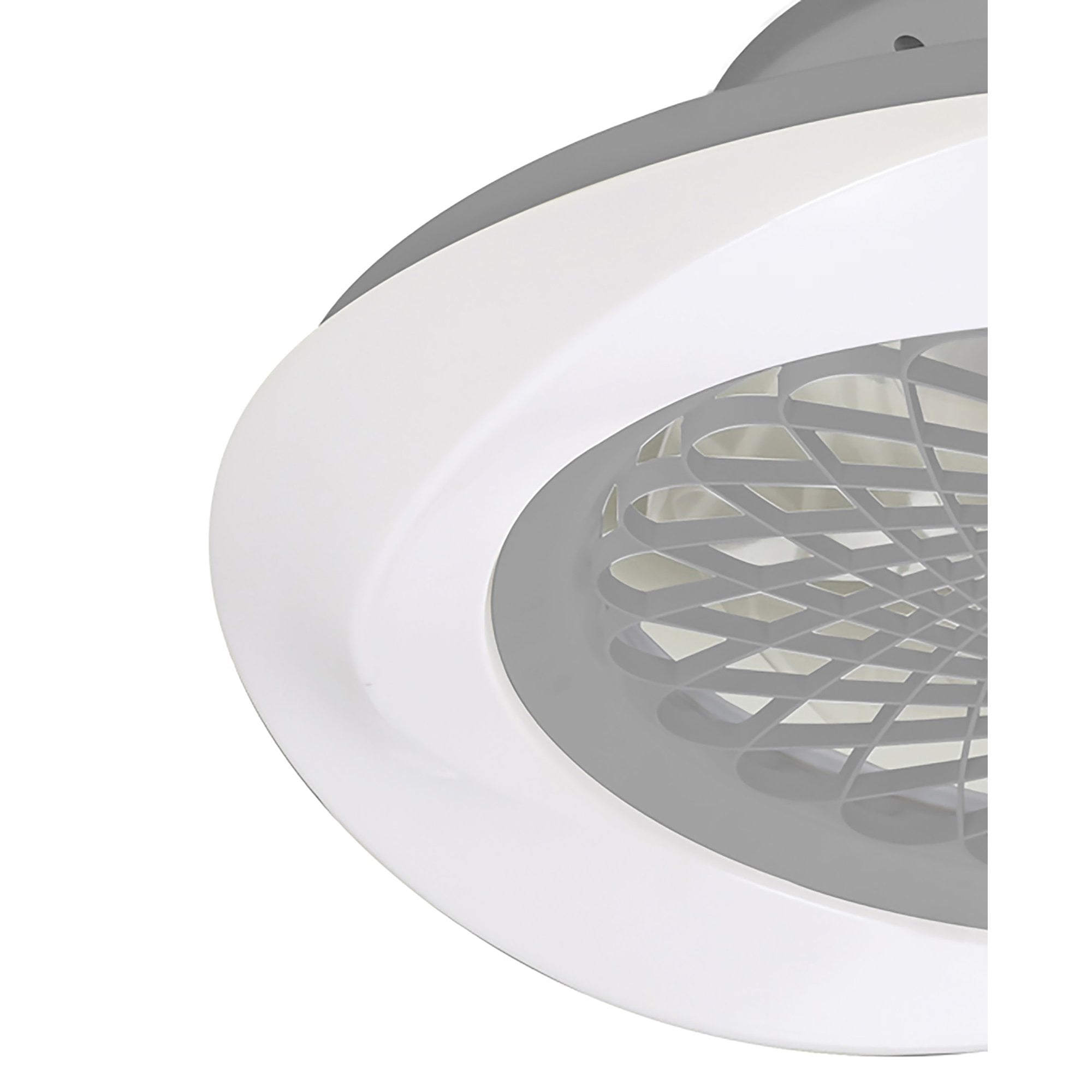 Mantra Boreal 70W LED Dimmable Ceiling Light & Fan, Remote Controlled, Silver