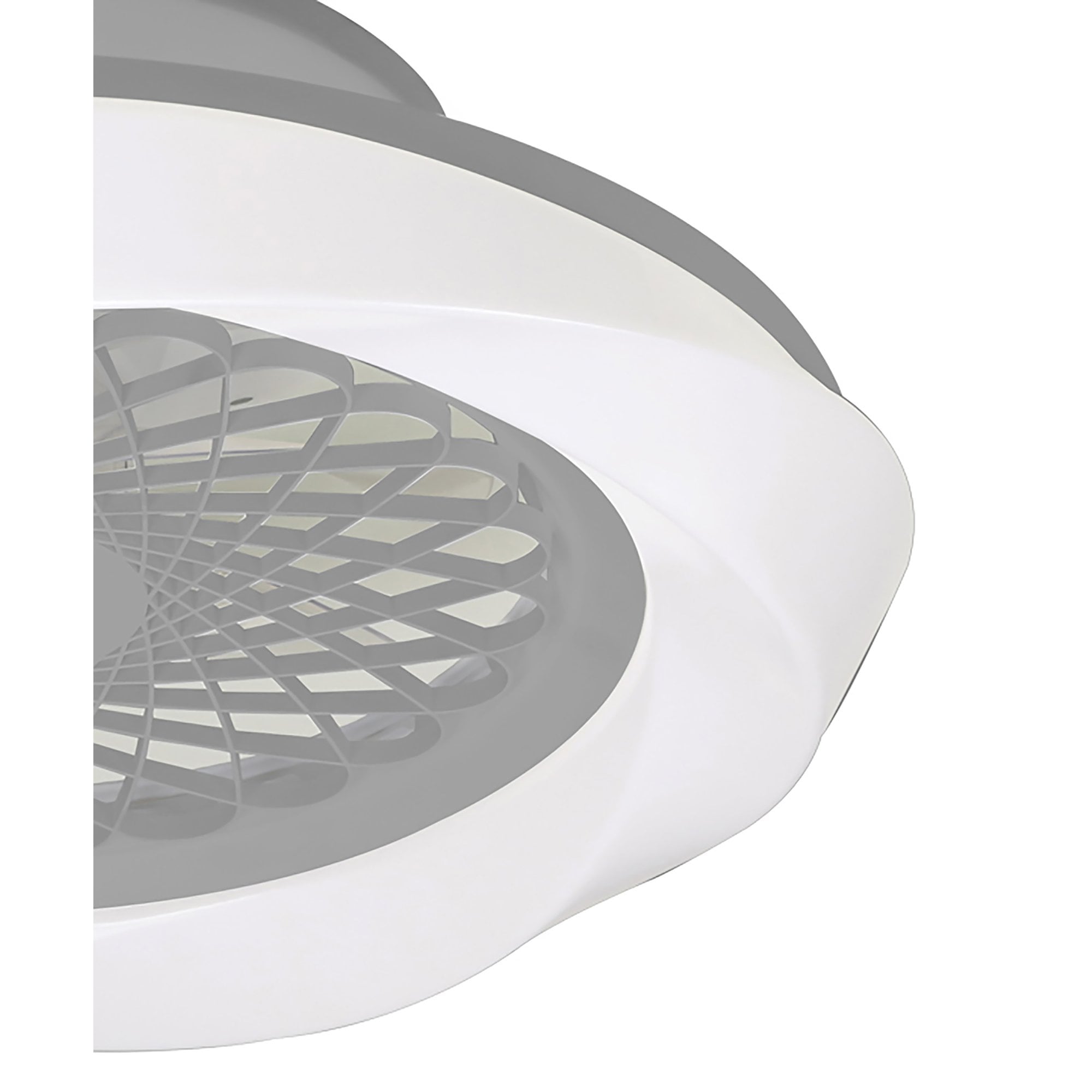 Mantra Boreal 70W LED Dimmable Ceiling Light & Fan, Remote Controlled, Silver