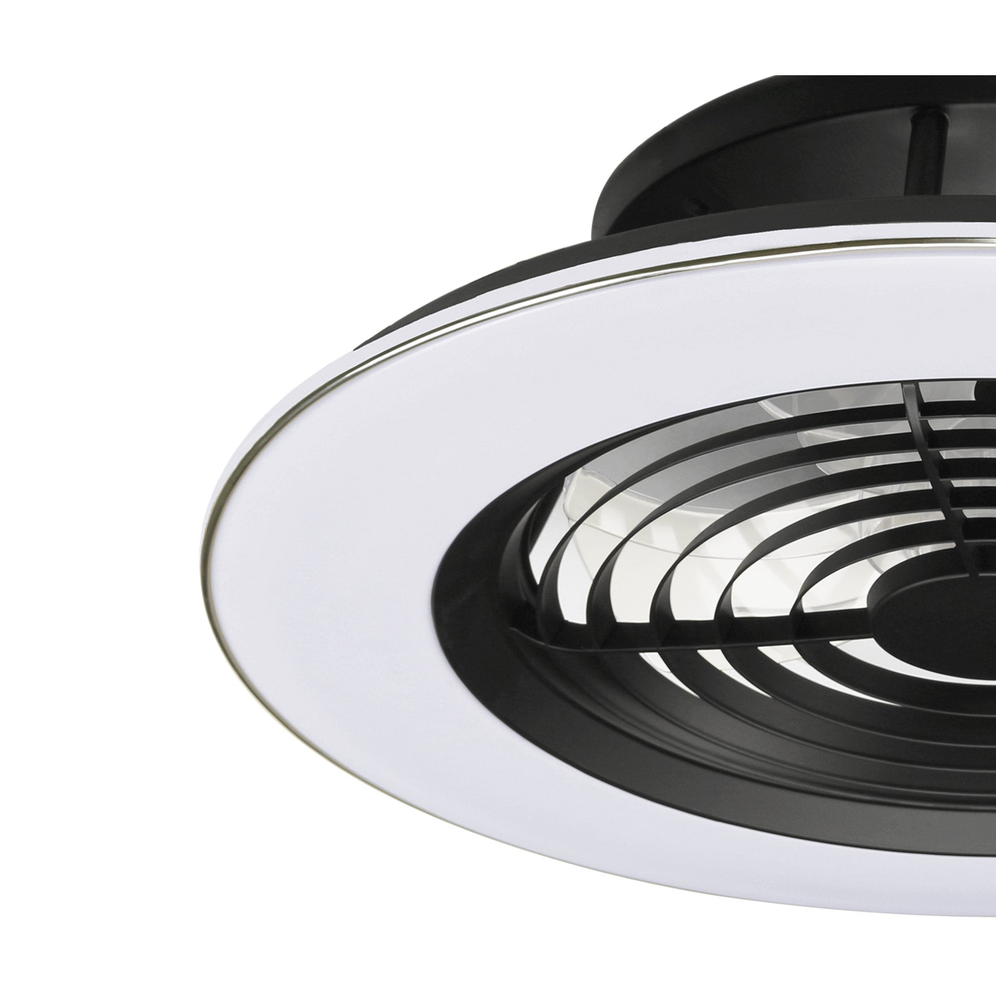 Mantra Alisio 70W LED Dimmable Ceiling Light & Fan, Remote, APP Controlled, Black