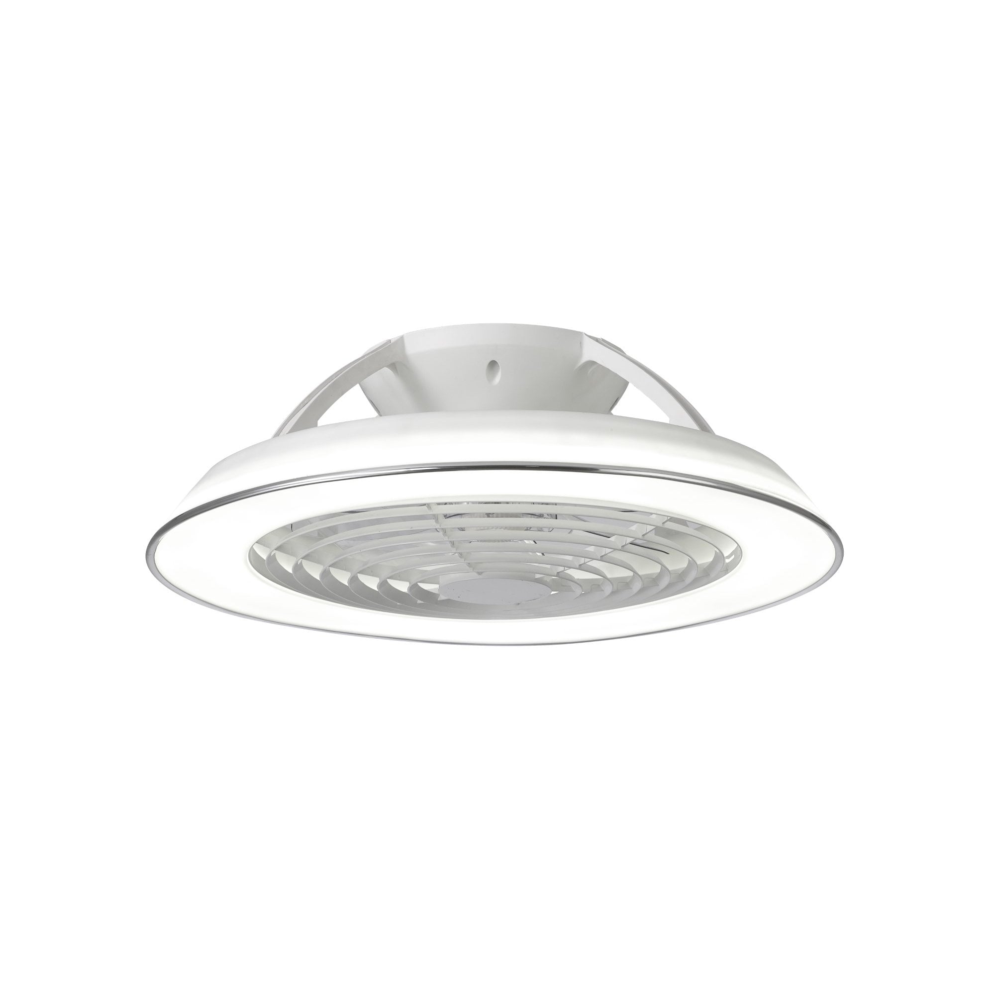 Mantra Samoa 70W LED Dimmable Ceiling Light & Fan, Remote Controlled, White
