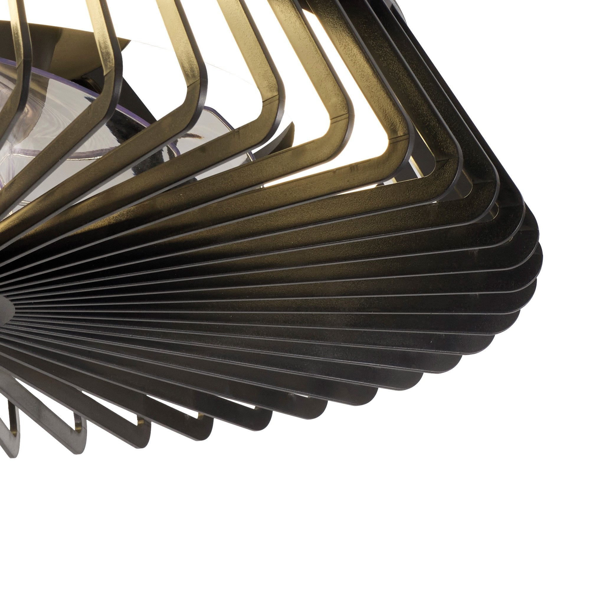 Mantra Himalaya Mini Ceiling Light & Fan Dimmable 70W LED Black