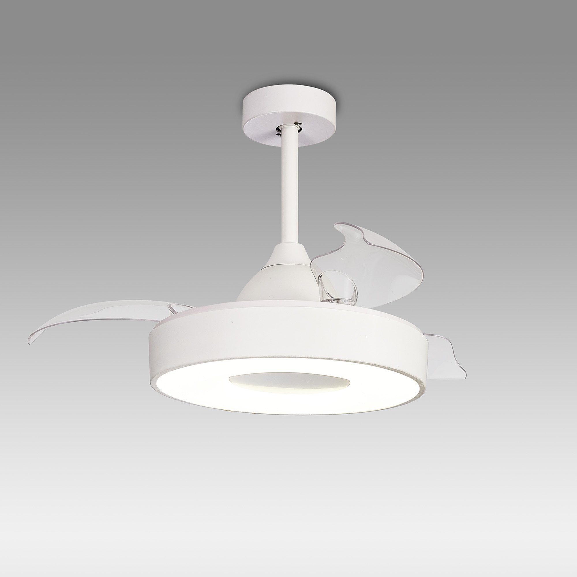 Mantra Coin Air 60W LED Dimmable Ceiling Light & Fan, Remote & APP Control, LED White