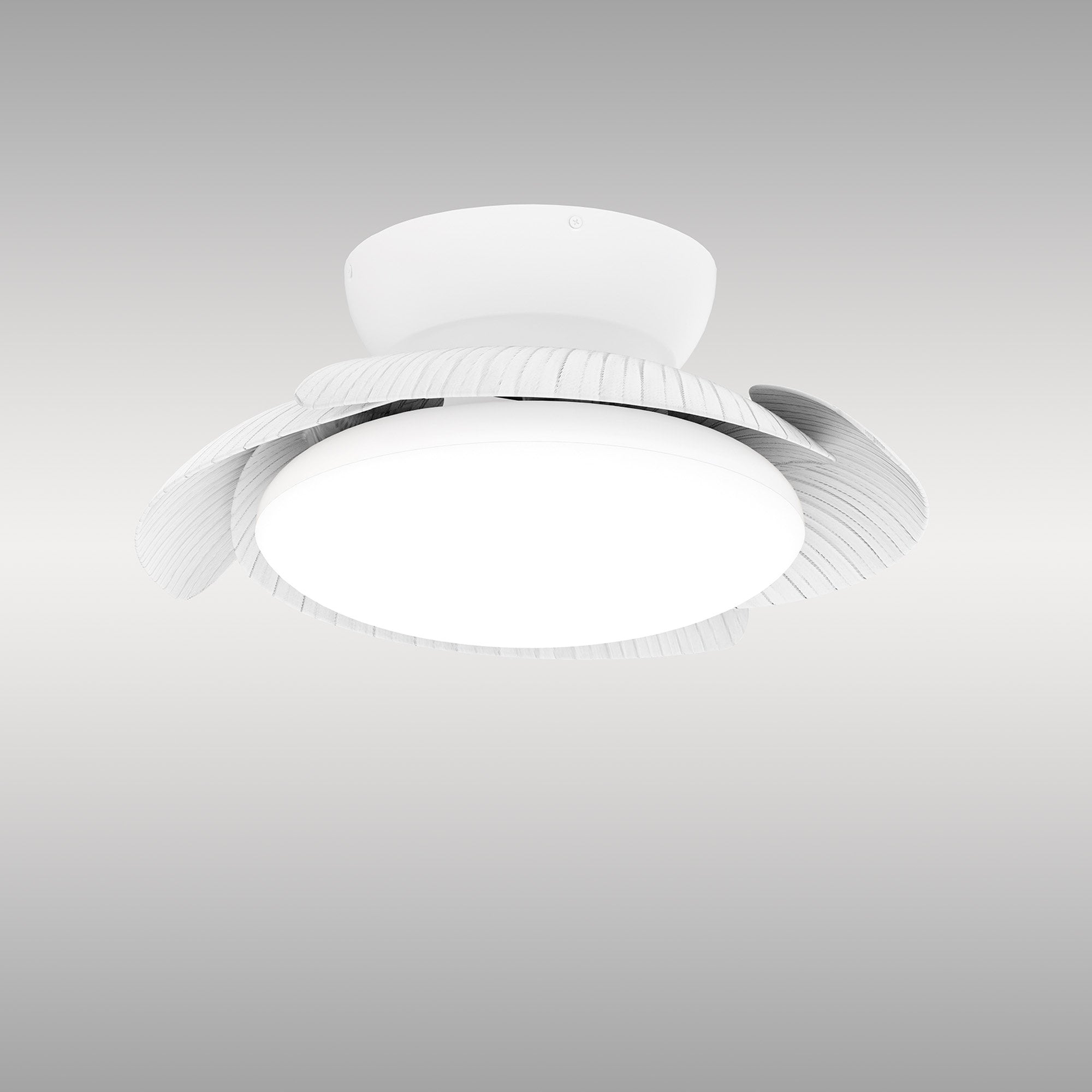 Mantra Aloha 45W LED Dimmable Ceiling Light & Fan, Remote Controlled, White