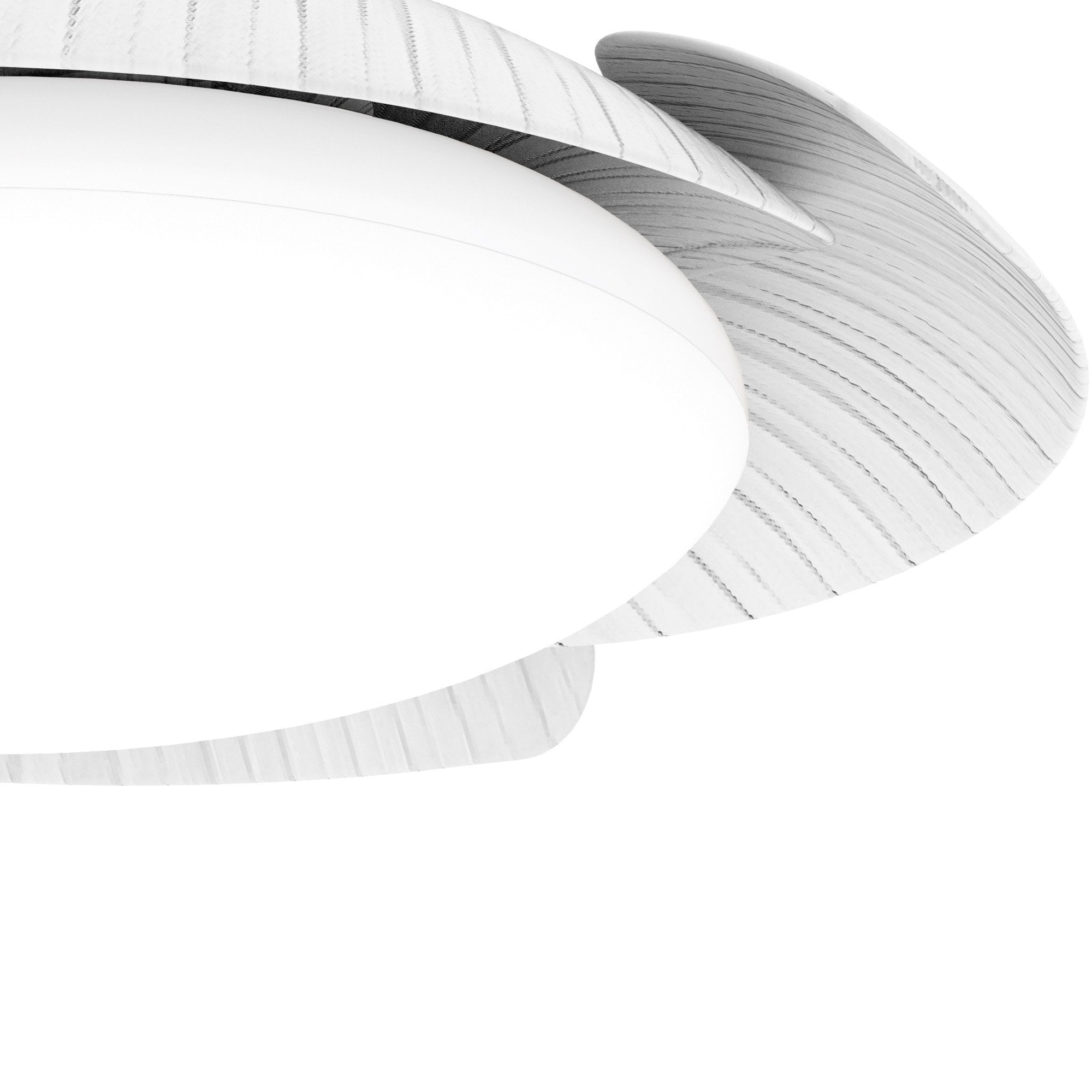 Mantra Aloha 45W LED Dimmable Ceiling Light & Fan, Remote Controlled, White