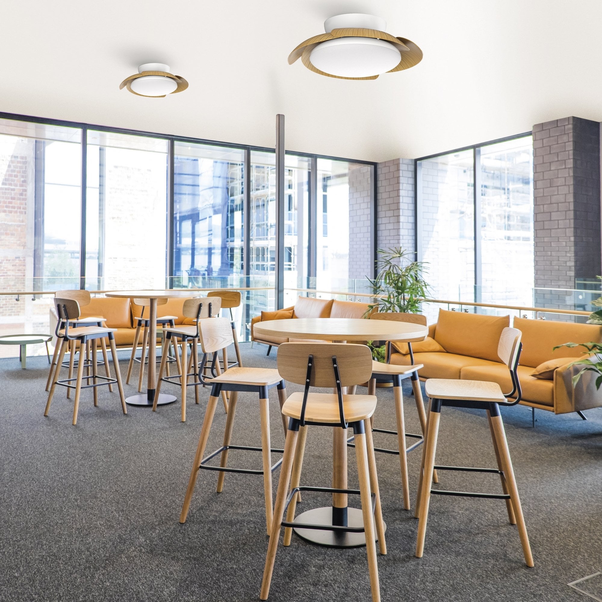 Mantra Aloha 45W LED Dimmable Ceiling Light & Fan, Remote Controlled, Wood