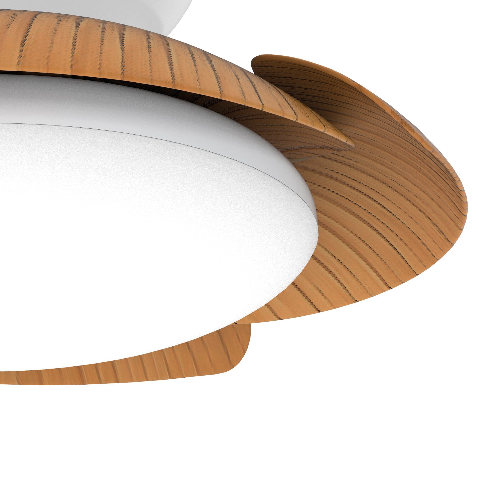 Mantra Aloha 45W LED Dimmable Ceiling Light & Fan, Remote Controlled, Wood