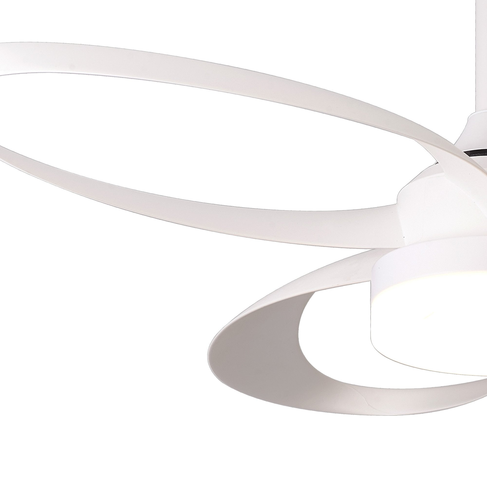Mantra Infinity Fan 24W LED Dimmable Ceiling Light & Fan, Remote Controlled, - White