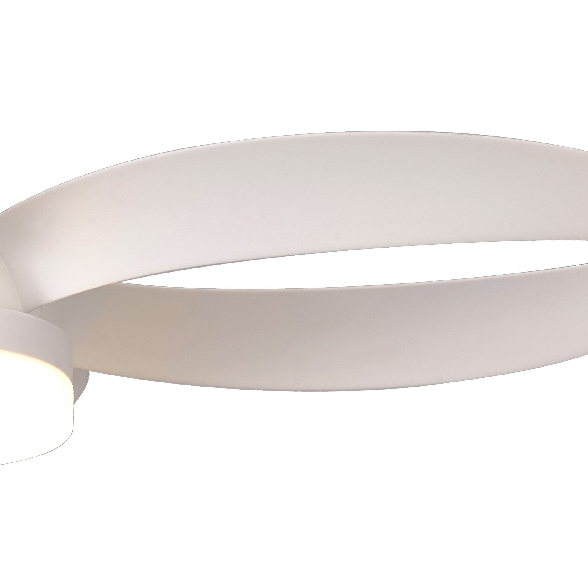 Mantra Infinity Fan 24W LED Dimmable Ceiling Light & Fan, Remote Controlled, - White