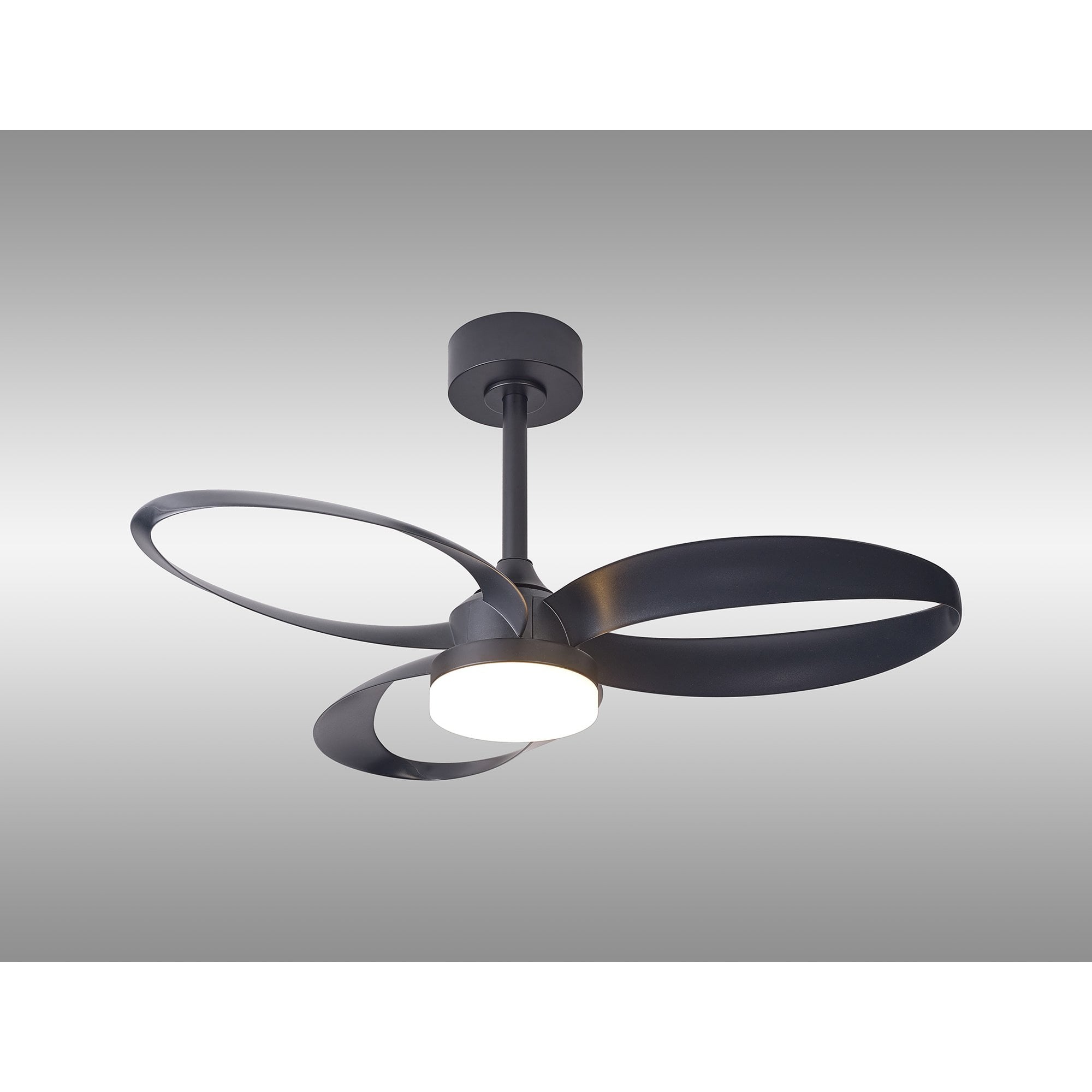 Mantra Infinity Fan 24W LED Dimmable Ceiling Light & Fan, Remote Controlled, - Grey