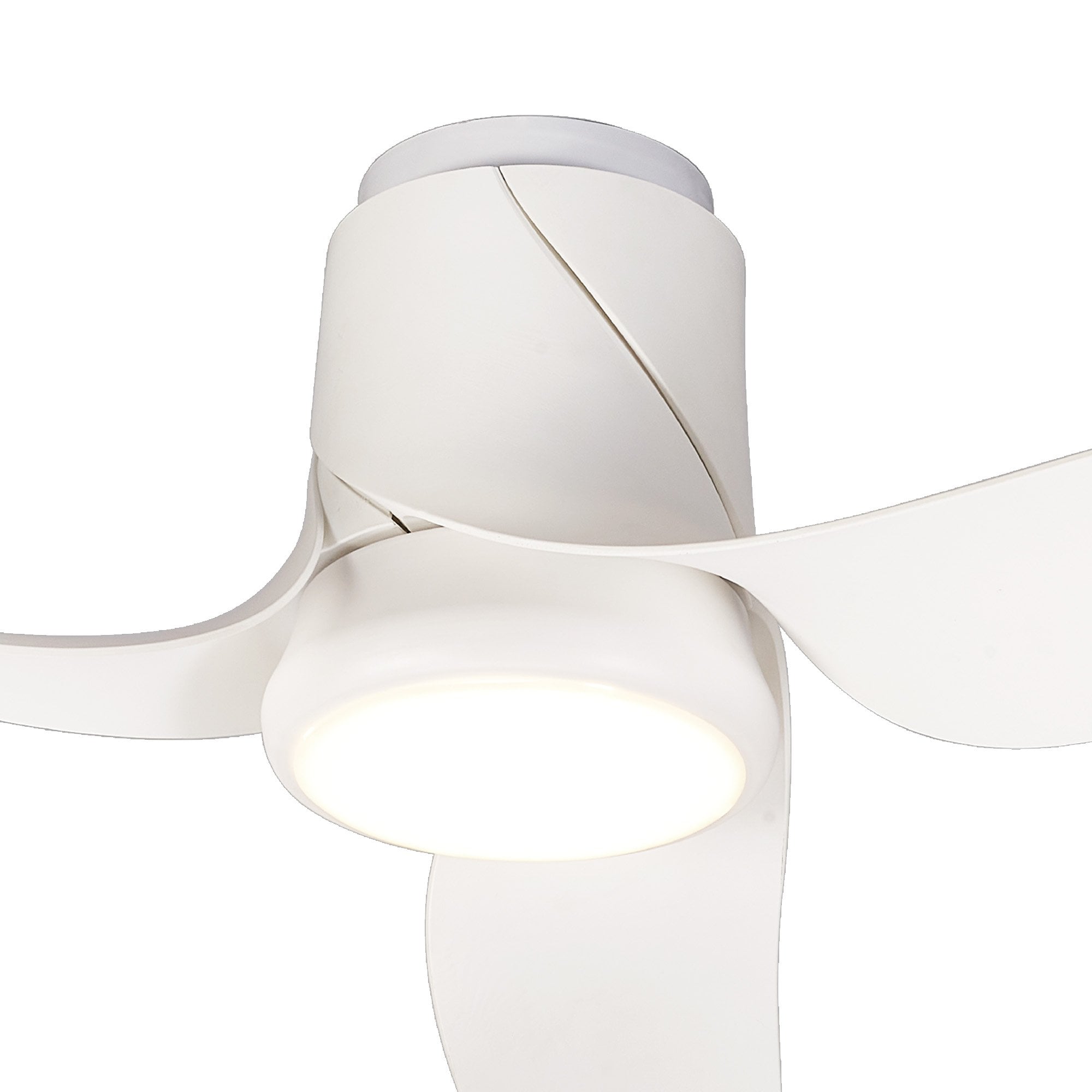 Mantra Ushuaia 30W LED Dimmable Ceiling Light With Built-In 35W DC Fan, 2700-5000K Remote & APP Control - White
