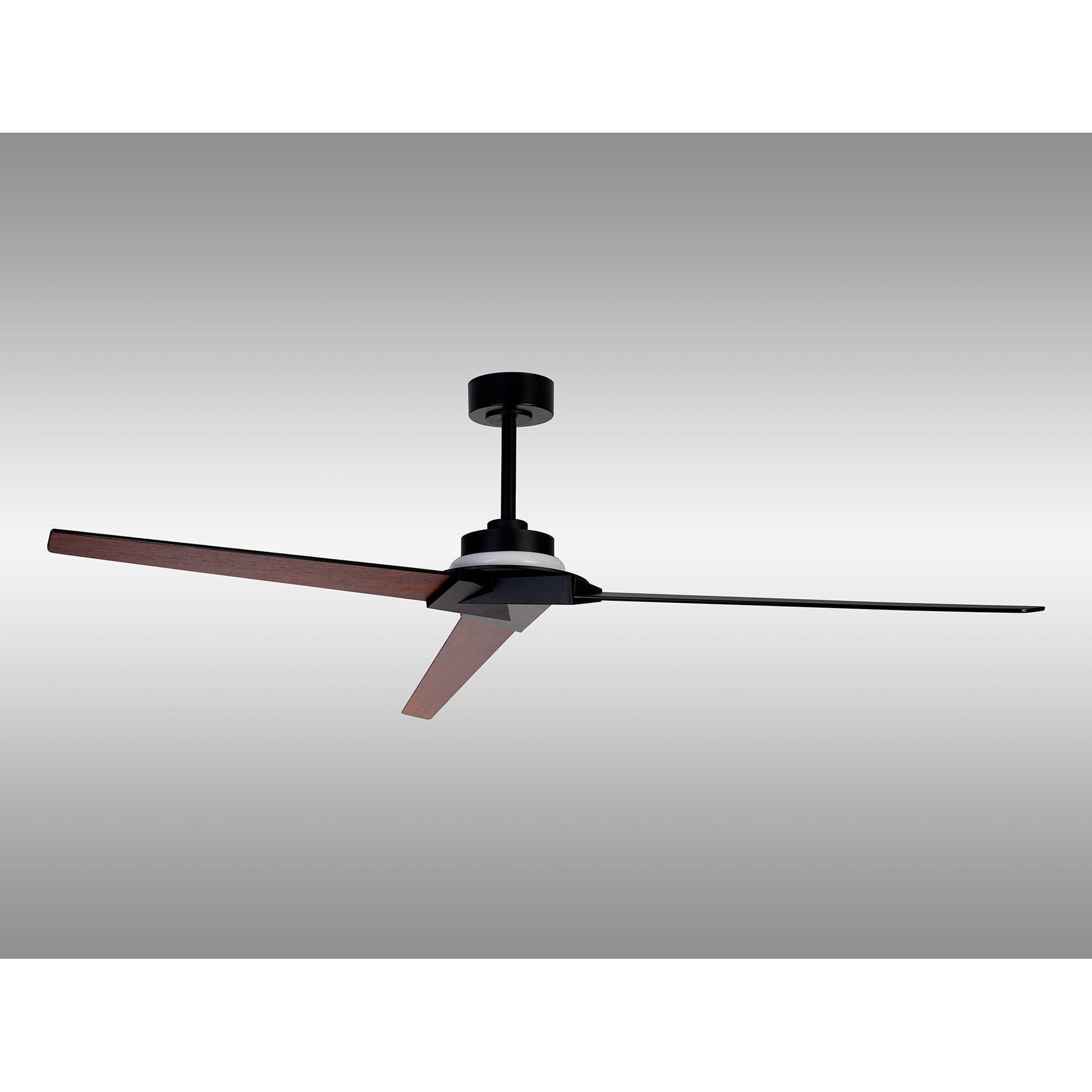 Mantra Brisa Mini 20W LED Dimmable Ceiling Light With Built-In 40W DC Reversible Fan, 2700-5000KRemote & APP Control - Black, Wood, IP44