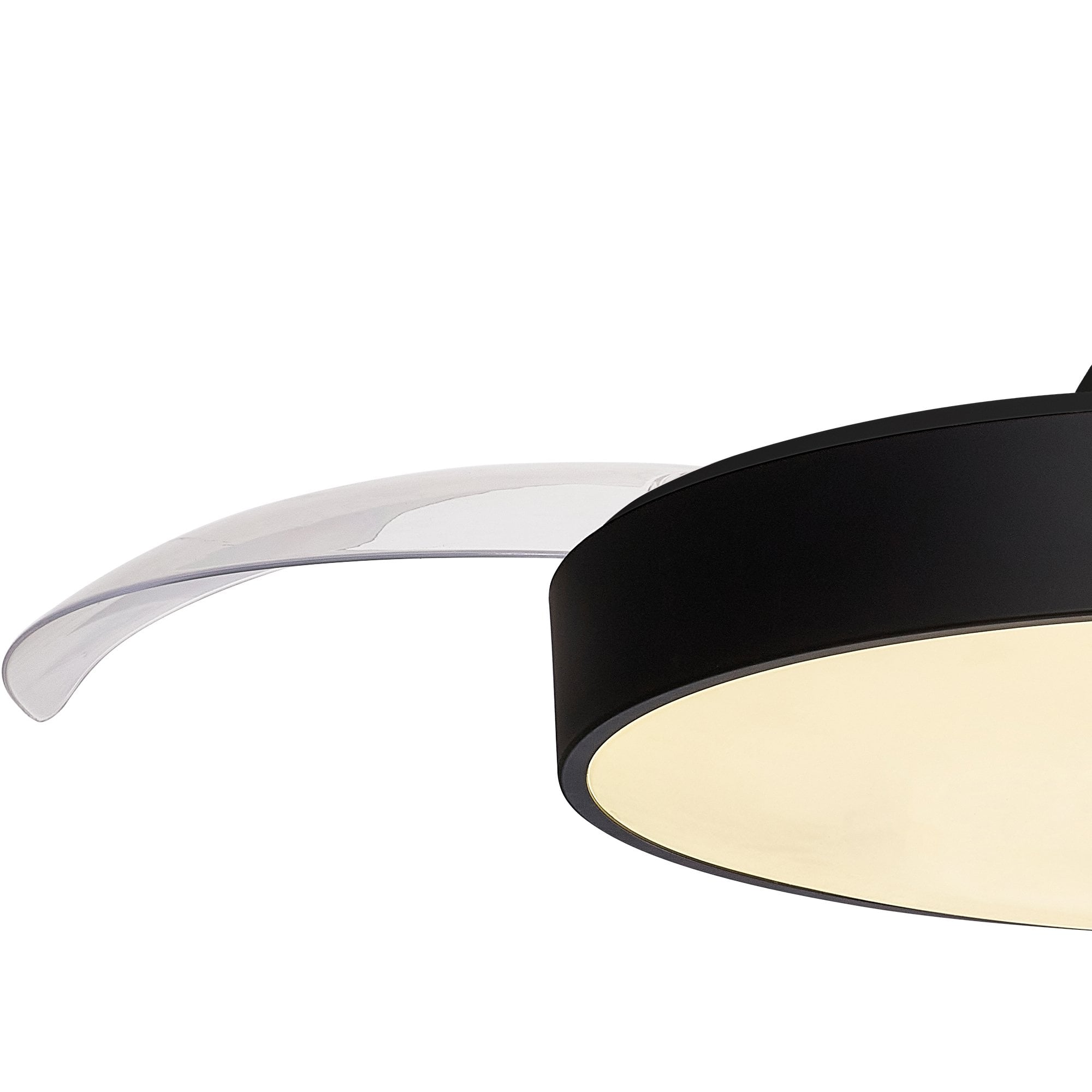 Mantra Alaska 60W LED Dimmable Ceiling Light With Built-In 30W DC Fan, 2700-5000K Remote & APP Control - Black