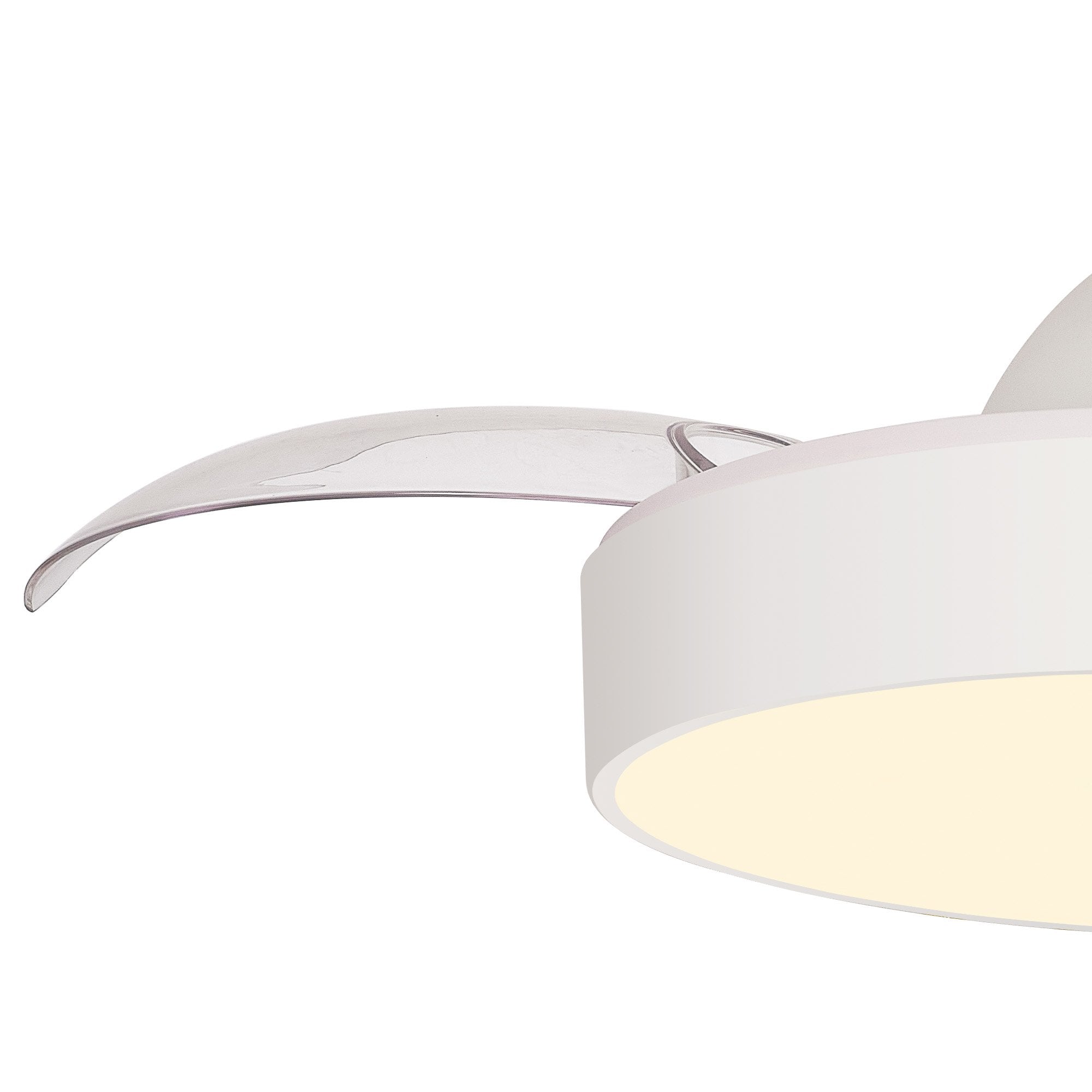 Mantra Alaska 45W LED Dimmable Ceiling Light With Built-In 25W DC Fan, 2700-5000K Remote & APP Control - White