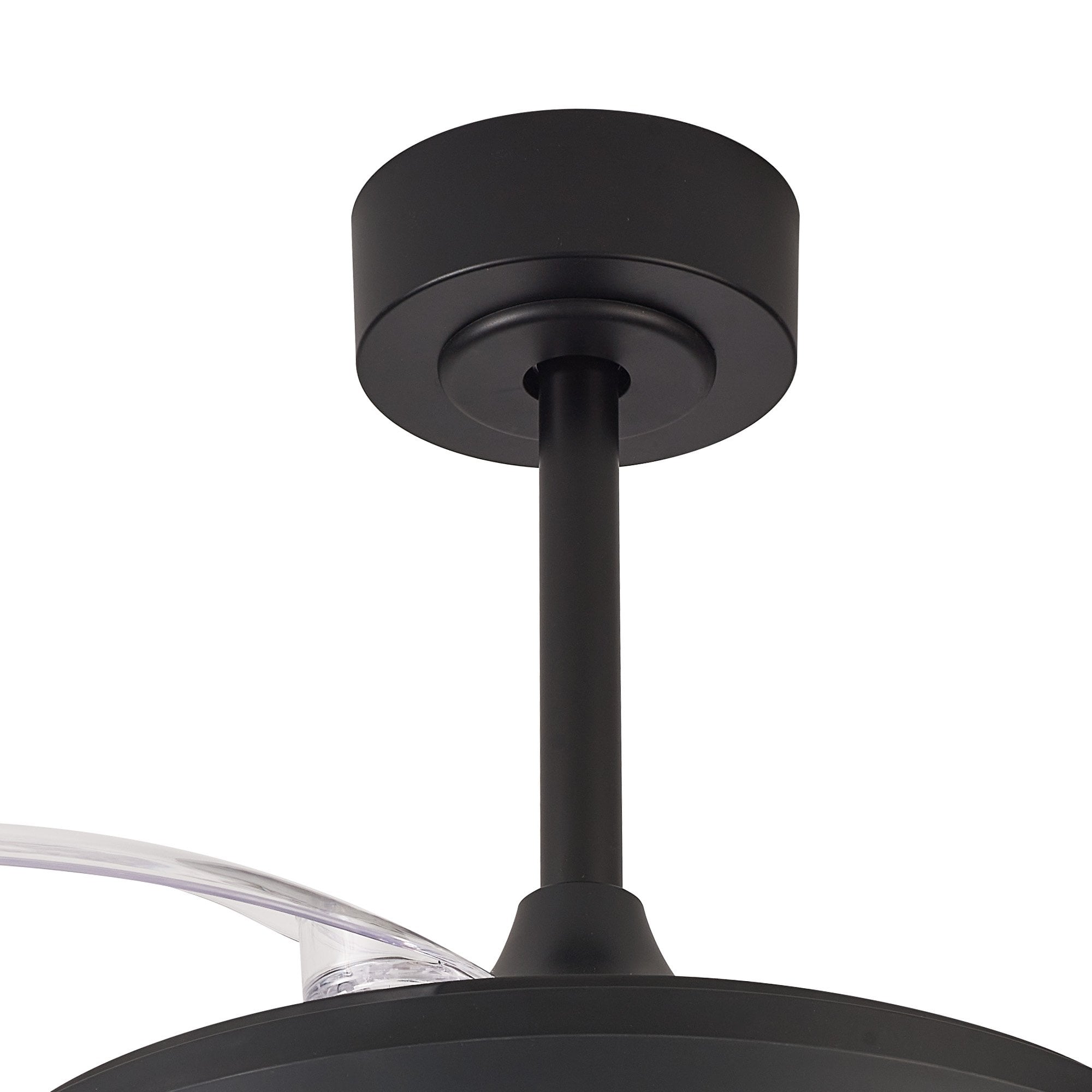 Mantra Mistral Mini 40W LED Dimmable Ceiling Light With Built-In 28W DC Fan, 2700-5000K Remote Control - Black