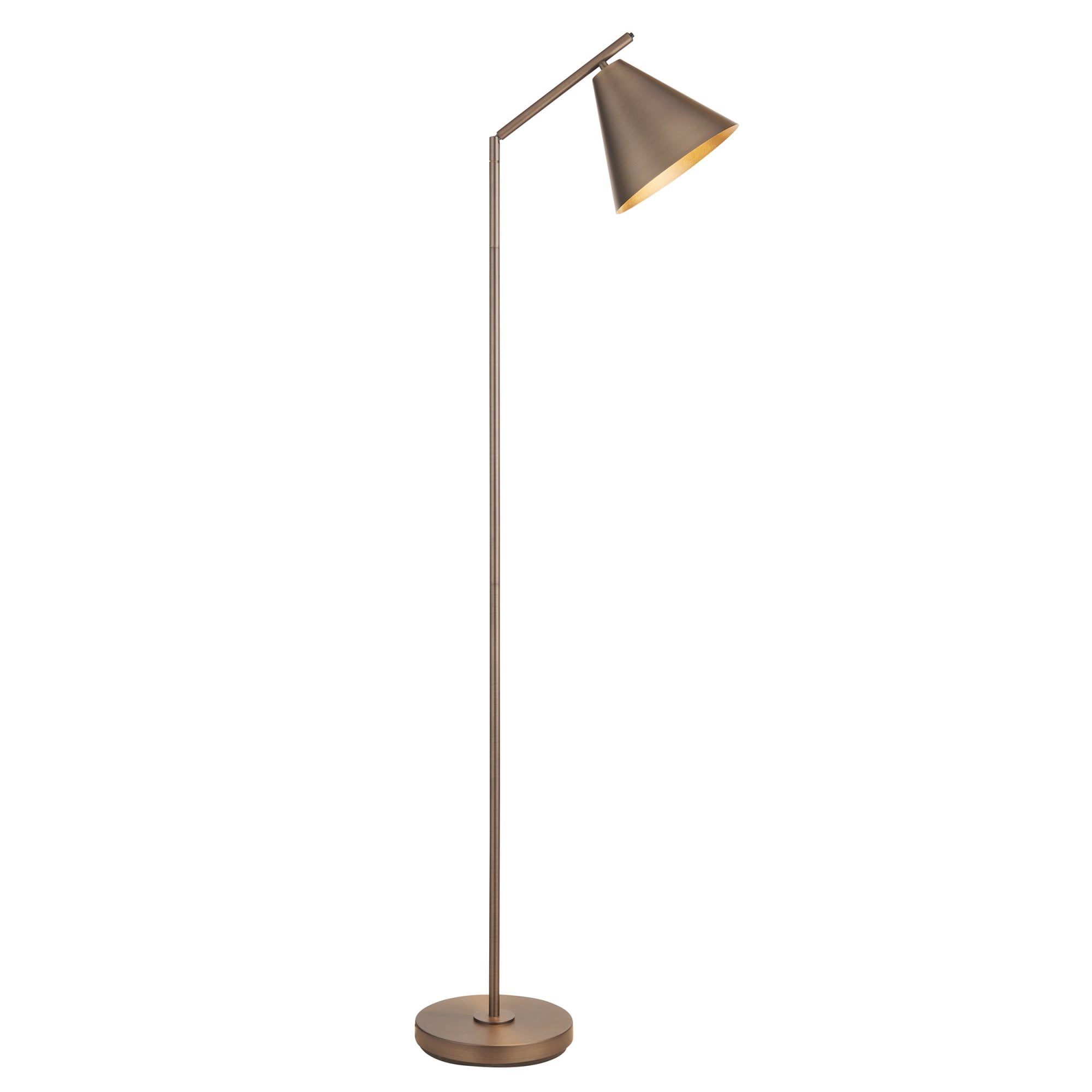Endon Cape 1 Light Floor - Brushed Antique Bronze
