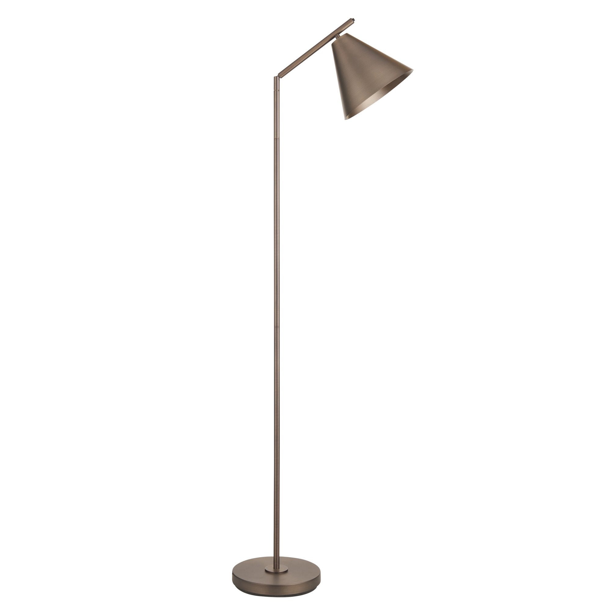 Endon Cape 1 Light Floor - Brushed Antique Bronze