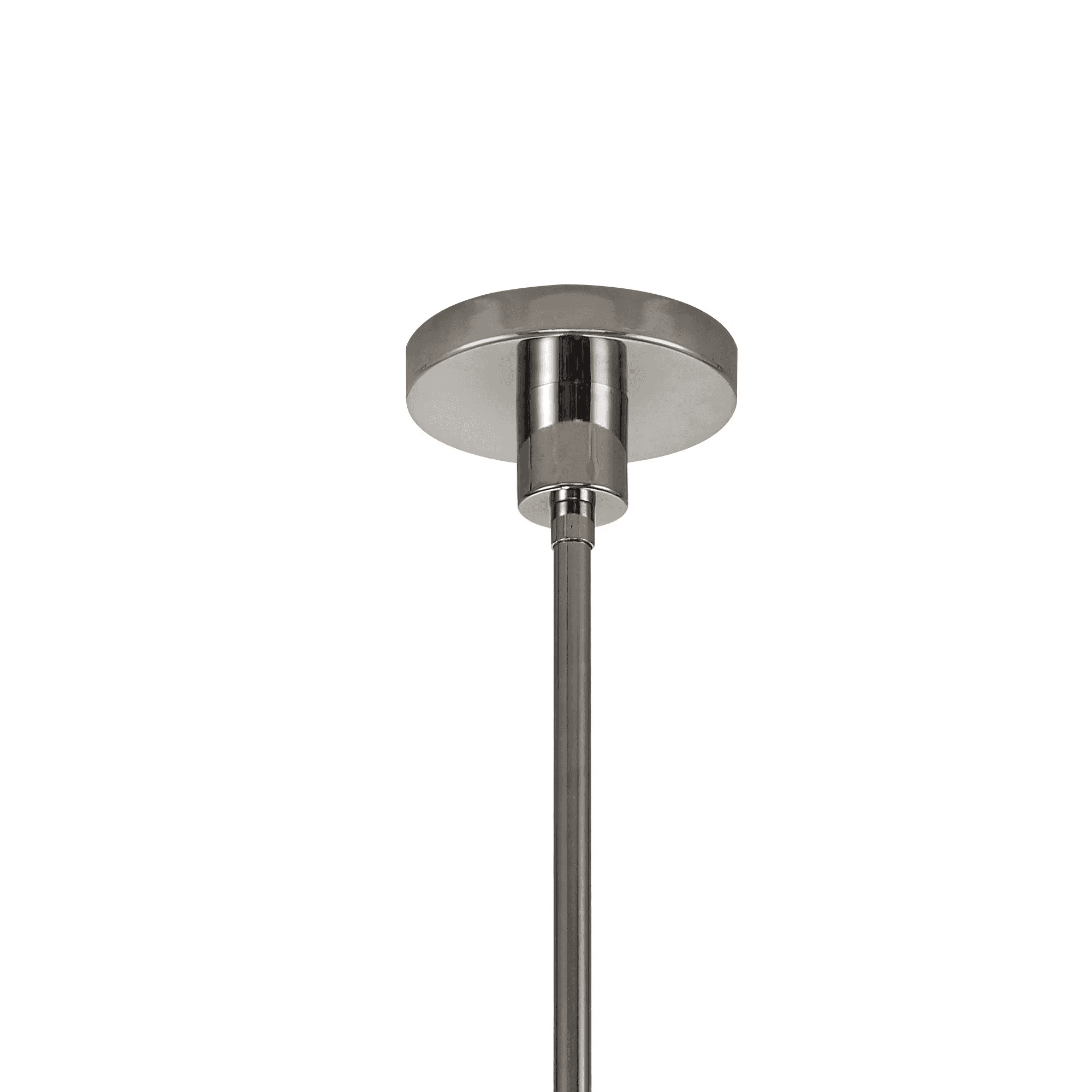 Fabula Tamworth 78cm Telescopic/Semi-Flush with Curved Cone Glass - Polished Chrome
