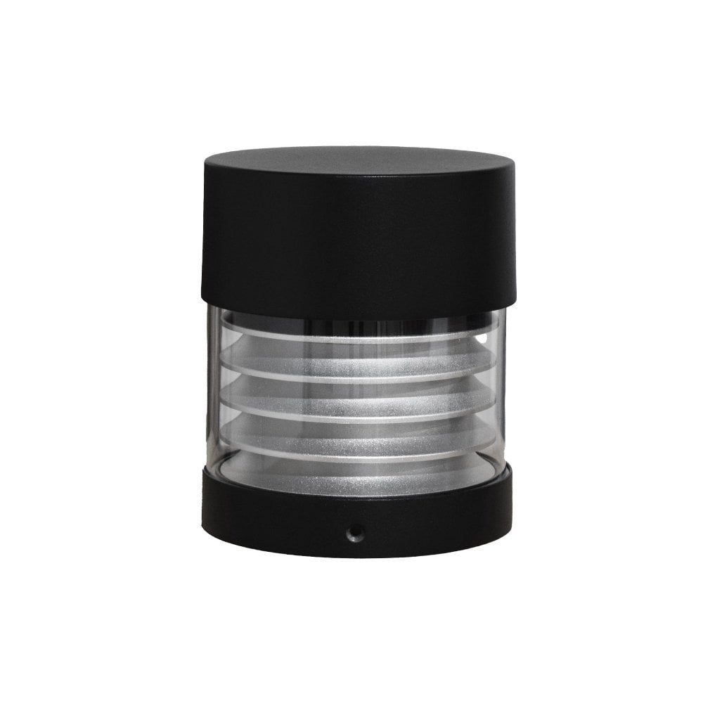 Lumena Lighthouse Flat Bollard Light - Black - Mains