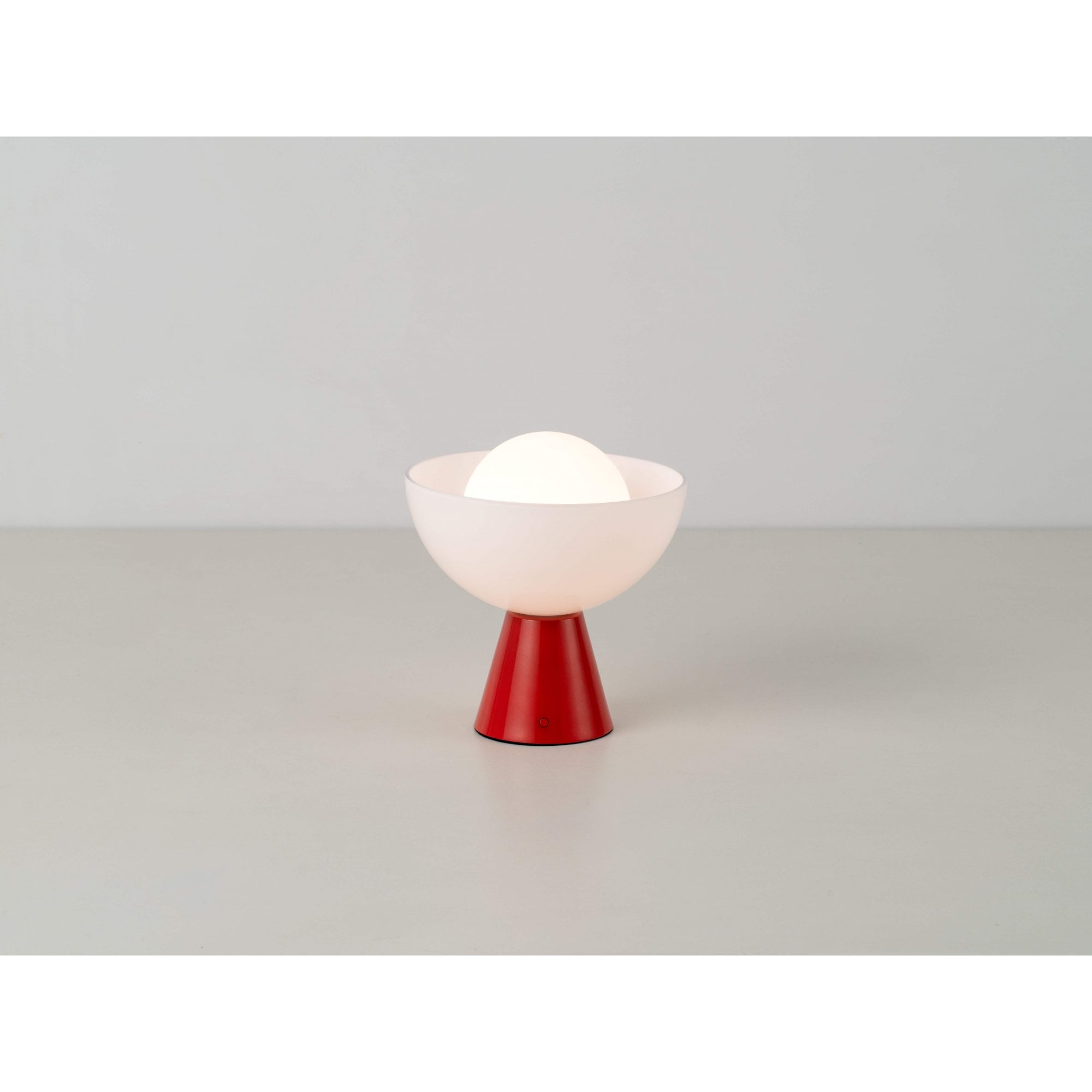 houseof. Dome Cordless Table Lamp - Jam Red