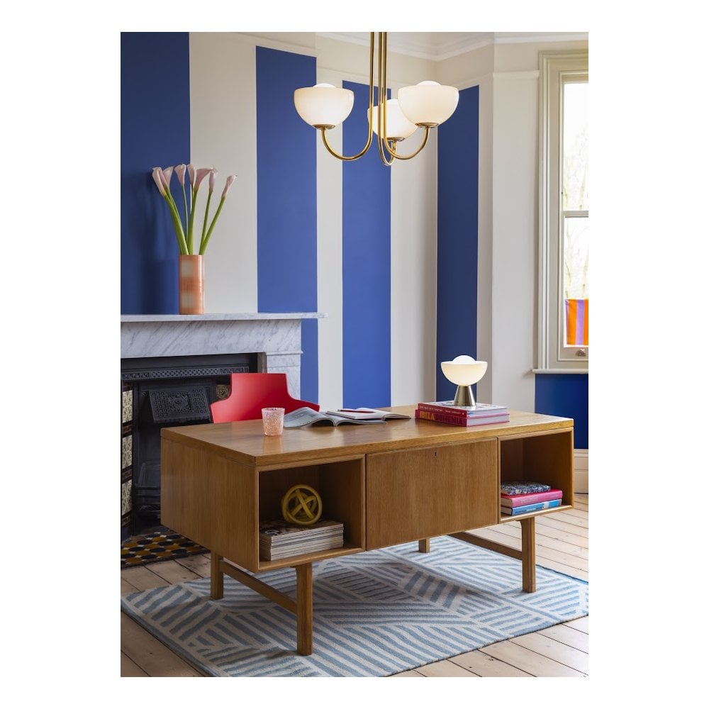 houseof. Dome 3 Light Ceiling Pendant - Brass