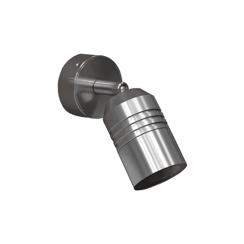 Lumena Alvaspot 240v GU10 Outdoor Spotlight - Titanium - Mains