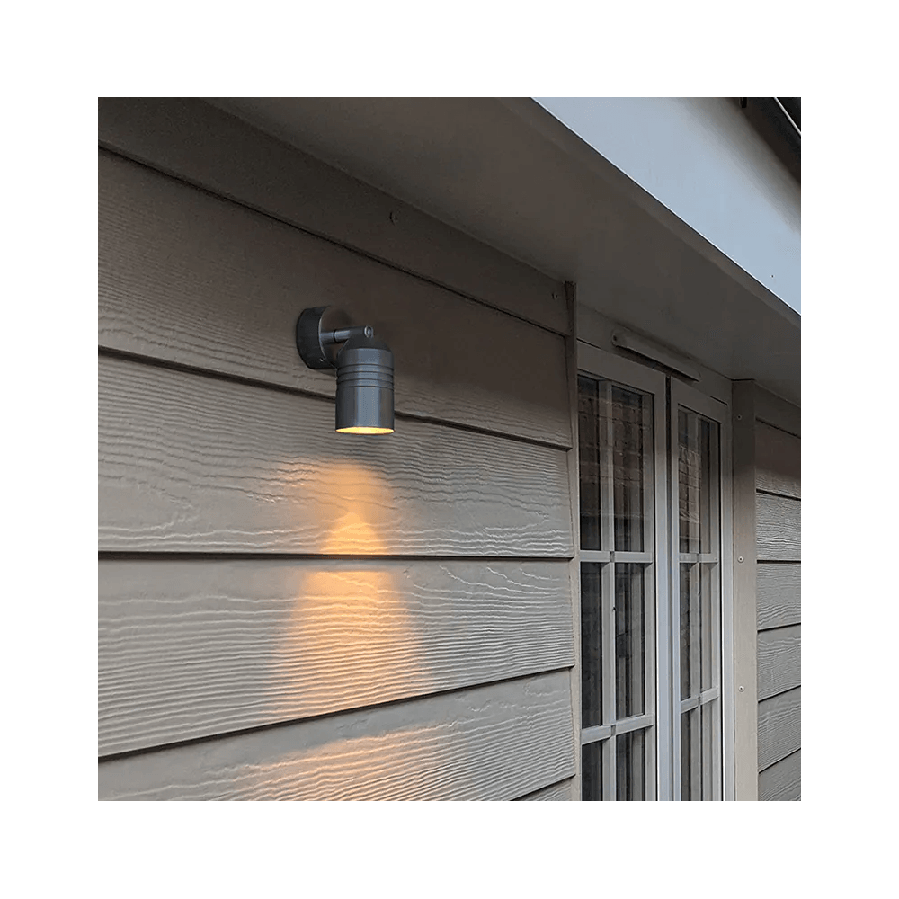 Lumena Alvaspot 240v GU10 Outdoor Spotlight - Titanium - Mains