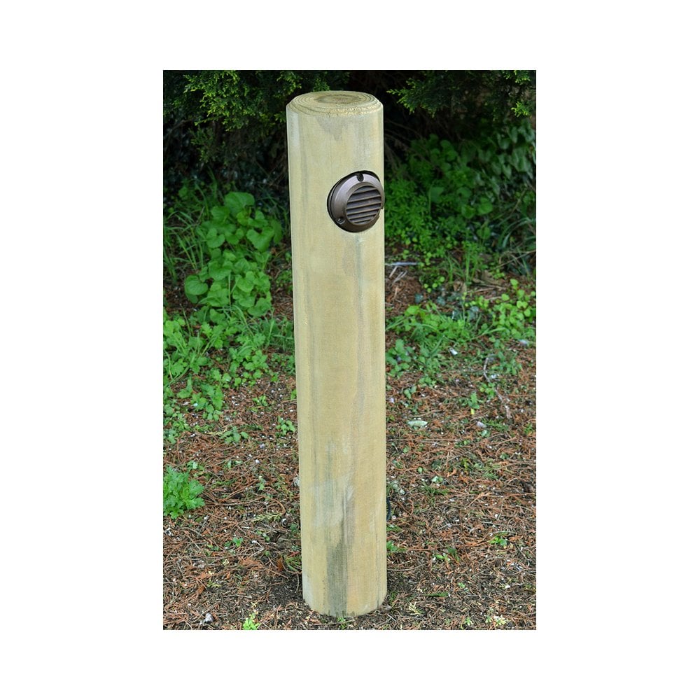 Lumena Radiata Post Timber Path Light - Slatlite Rustic Bronze - Mains
