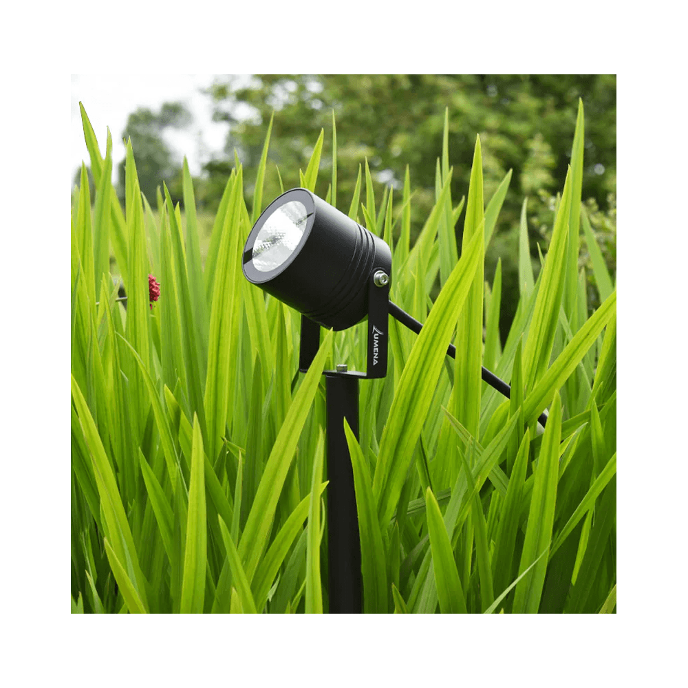 Lumena AlvaLED 15W LED Spike Light 3000K - Black - Mains