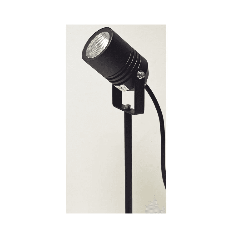 Lumena AlvaLED - 6W Black LED Spike Light - Mains