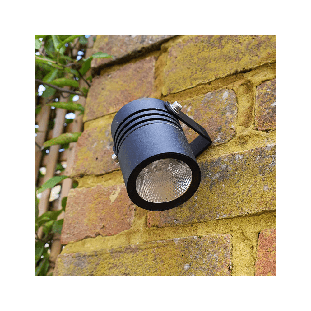 Lumena AlvaLED - 6W Black LED Spike Light - Mains