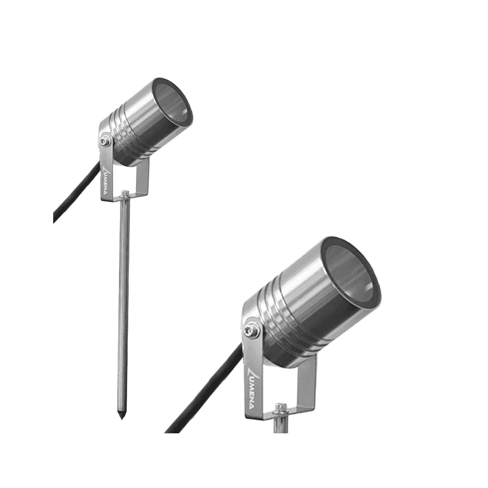 Lumena AlvaLED Spike Light GU10 - Stainless Steel 316 - Mains
