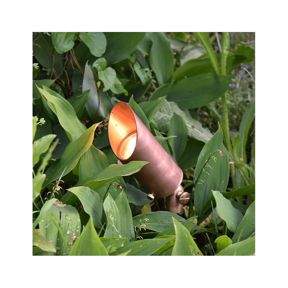 Lumena Astros Outdoor Spotlight - Natural Copper - Mains