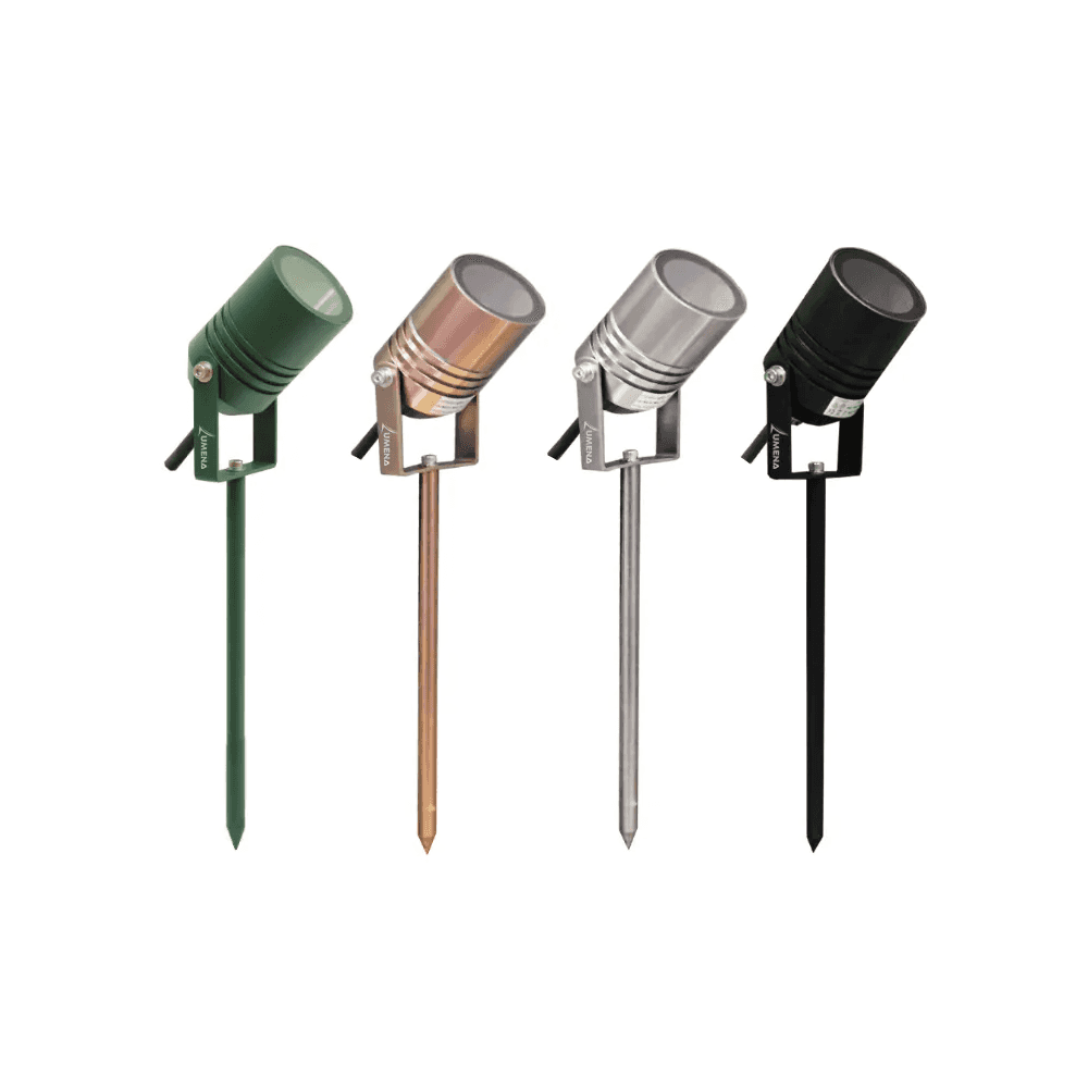 Lumena AlvaLED  Adjustable GU10 Spike Light - Mains